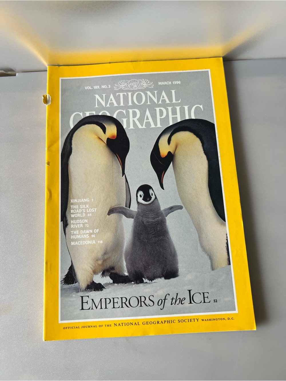 March 1996 issue of National Geographic magazine